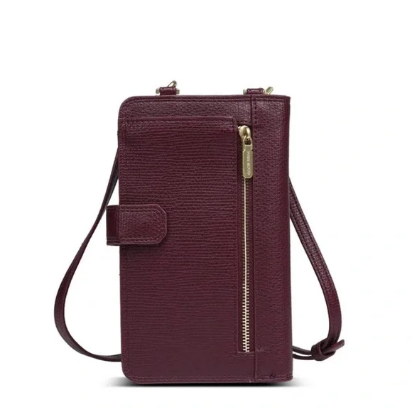 Pixie Mood Rae Phone Crossbody in Wine